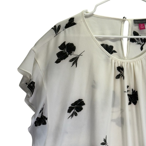 Vince Camuto Floral Print Blouse. Size XXL - Picture 2 of 9
